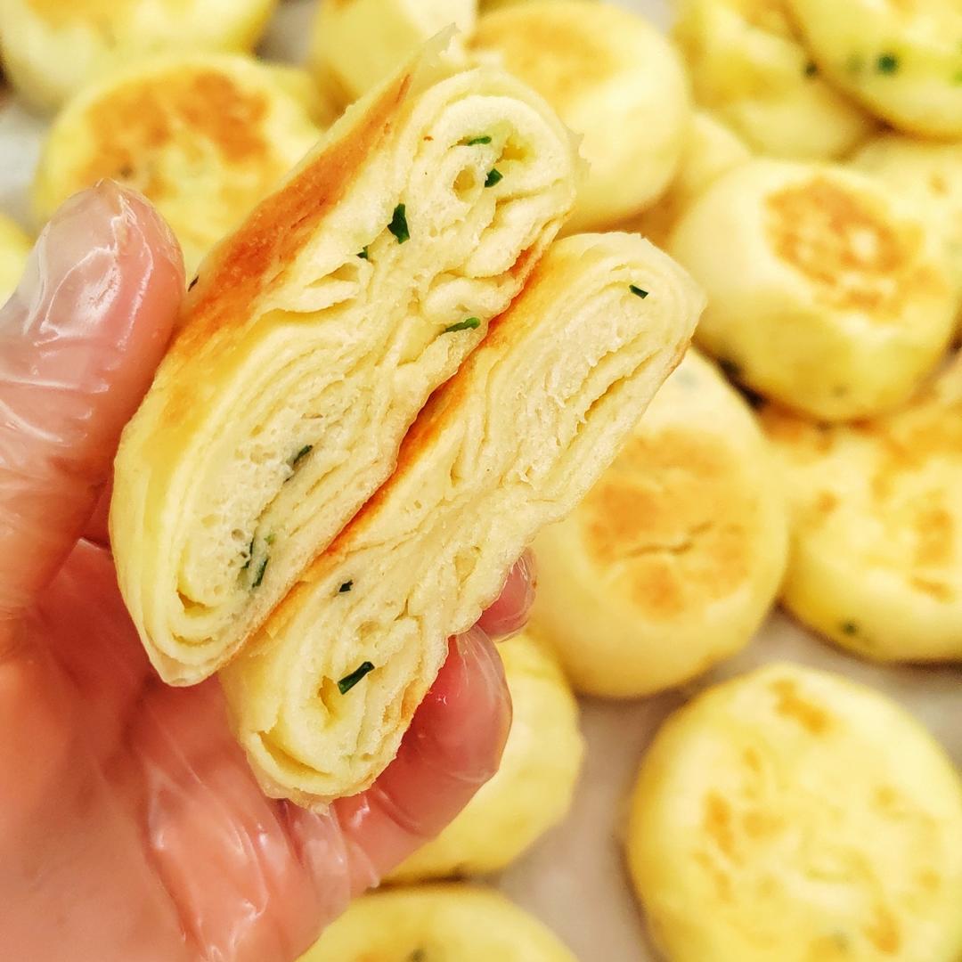 葱花发面饼
