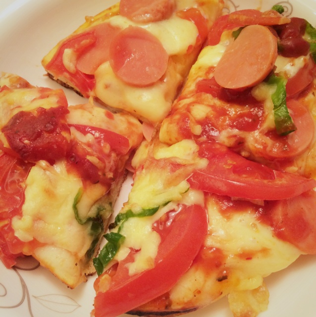 芝士培根火腿披萨Pizza