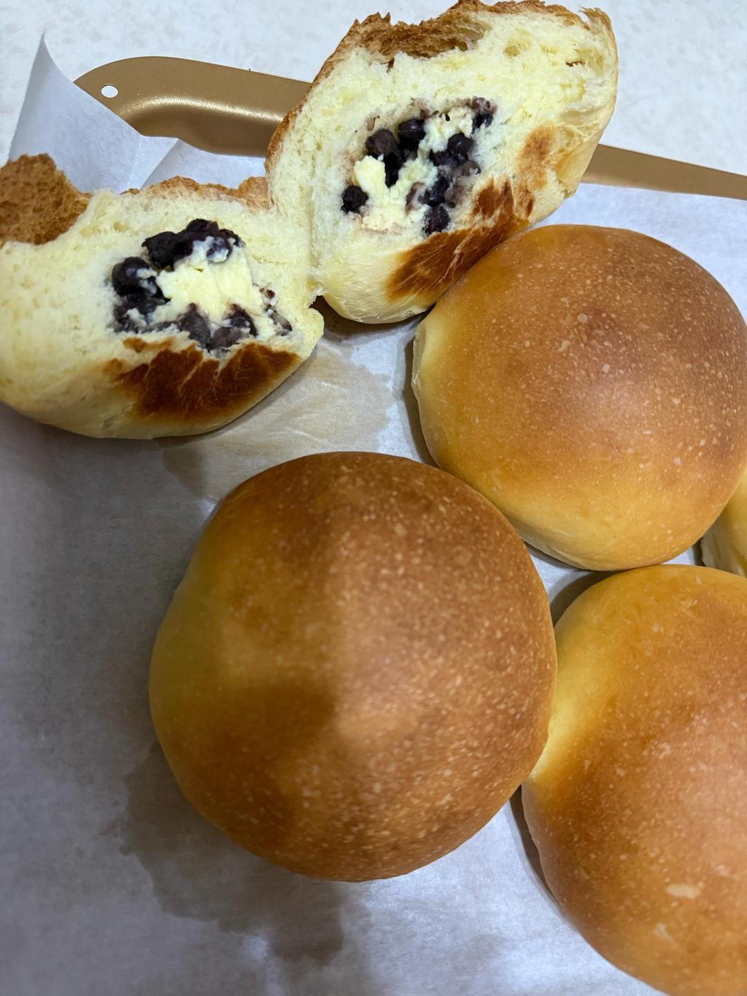 红豆乳酪布里欧