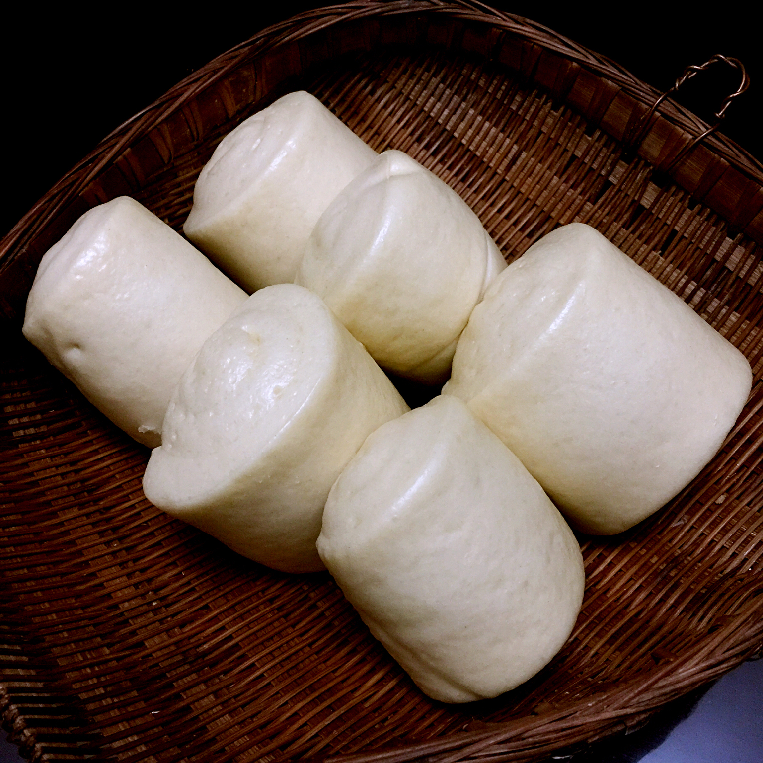 学做点心的康康妈做的刀切小馒头