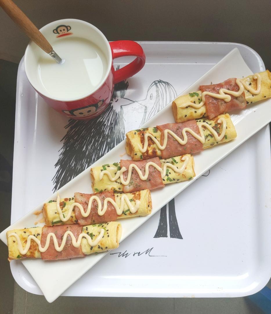 培根鸡蛋卷