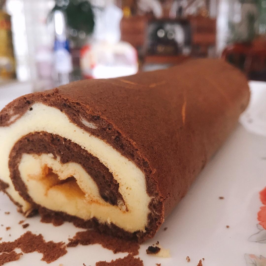 可可旋风蛋糕卷（视频）