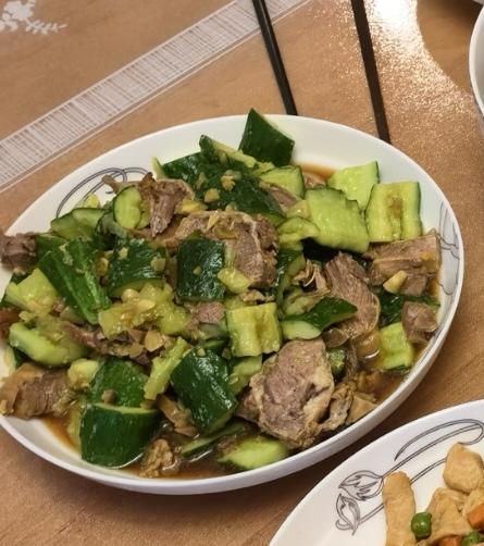 猪头肉拌黄瓜