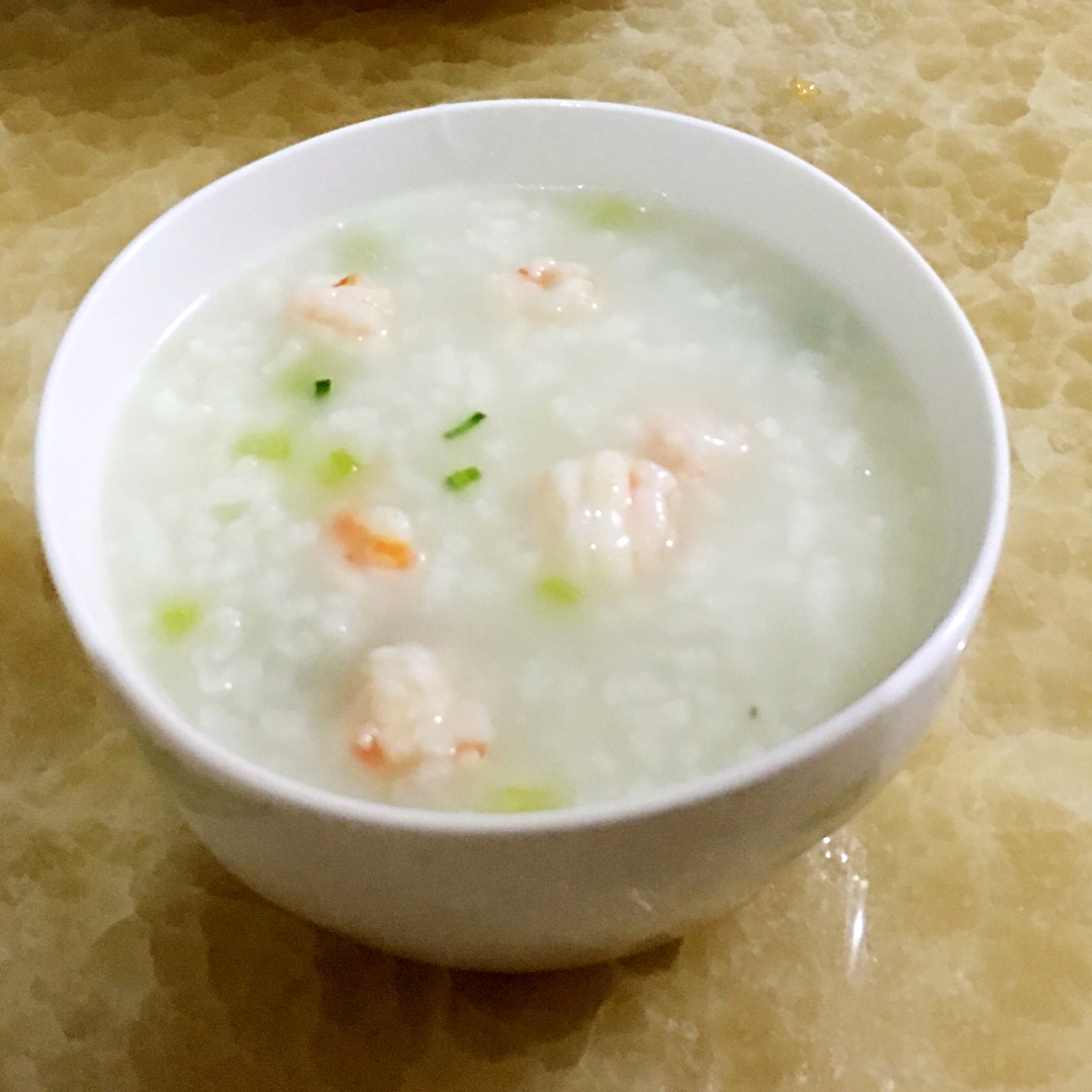 鲜虾香芹粥