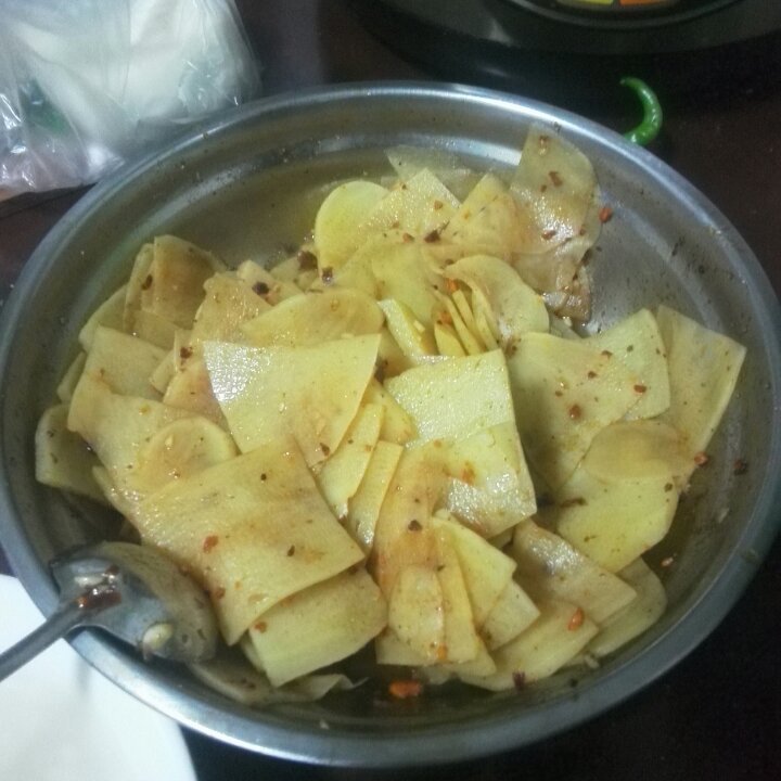 凉拌土豆片