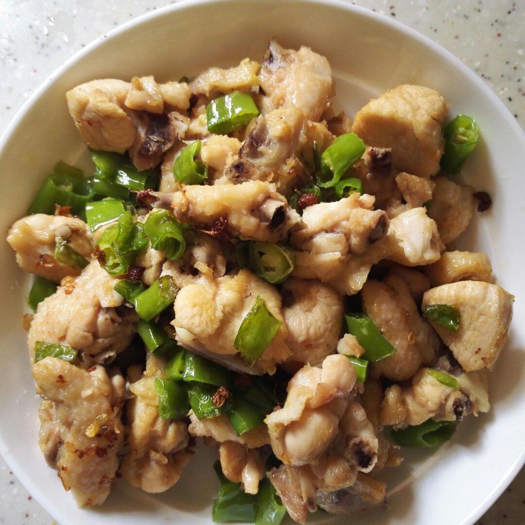 老丁的私房菜-尖椒鸡