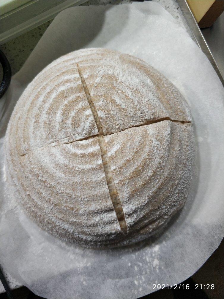 新手也能学会的全麦乡村欧包