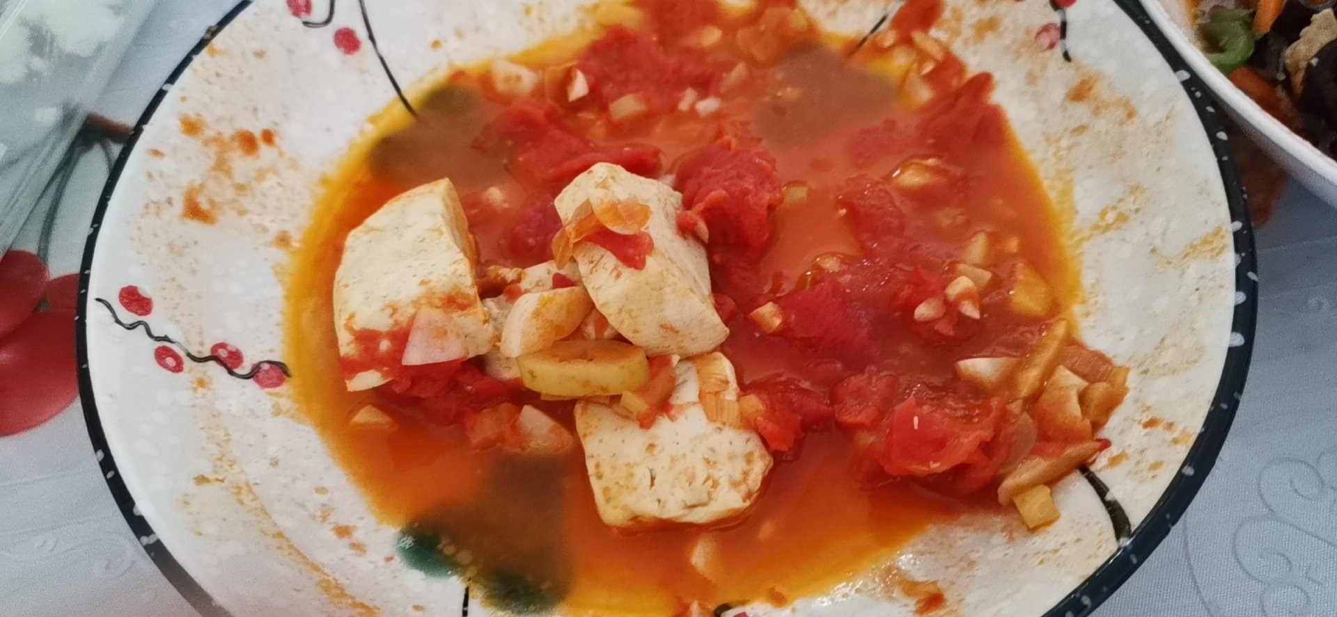 番茄烧豆腐