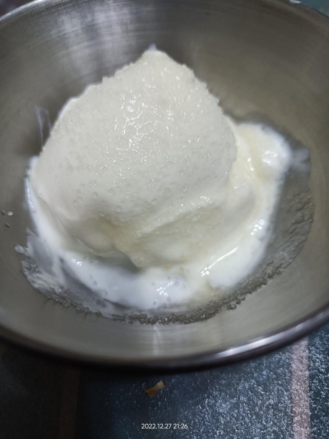 不过滤超级粘稠自制酸奶（希腊酸奶）奶粉版和牛奶脱脂不脱脂全部都试了！