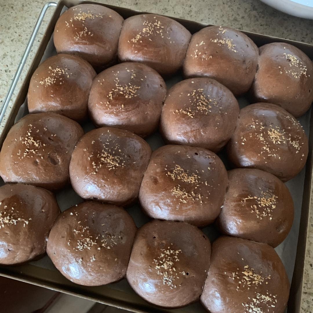 鲜奶油小餐包（一次发酵）