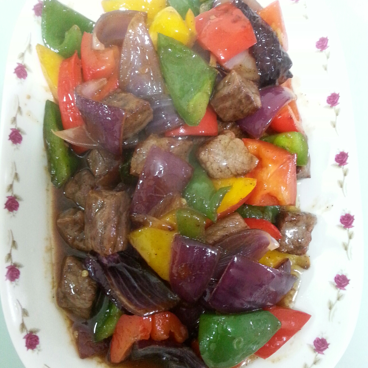 黑椒牛肉粒 Black Pepper Beef Cubes