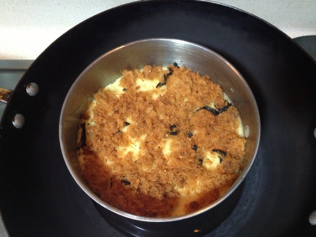 海苔肉松蒸蛋糕