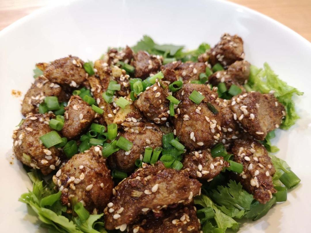 吃不到膻味的比烧烤更好吃的孜然羊肉🐏