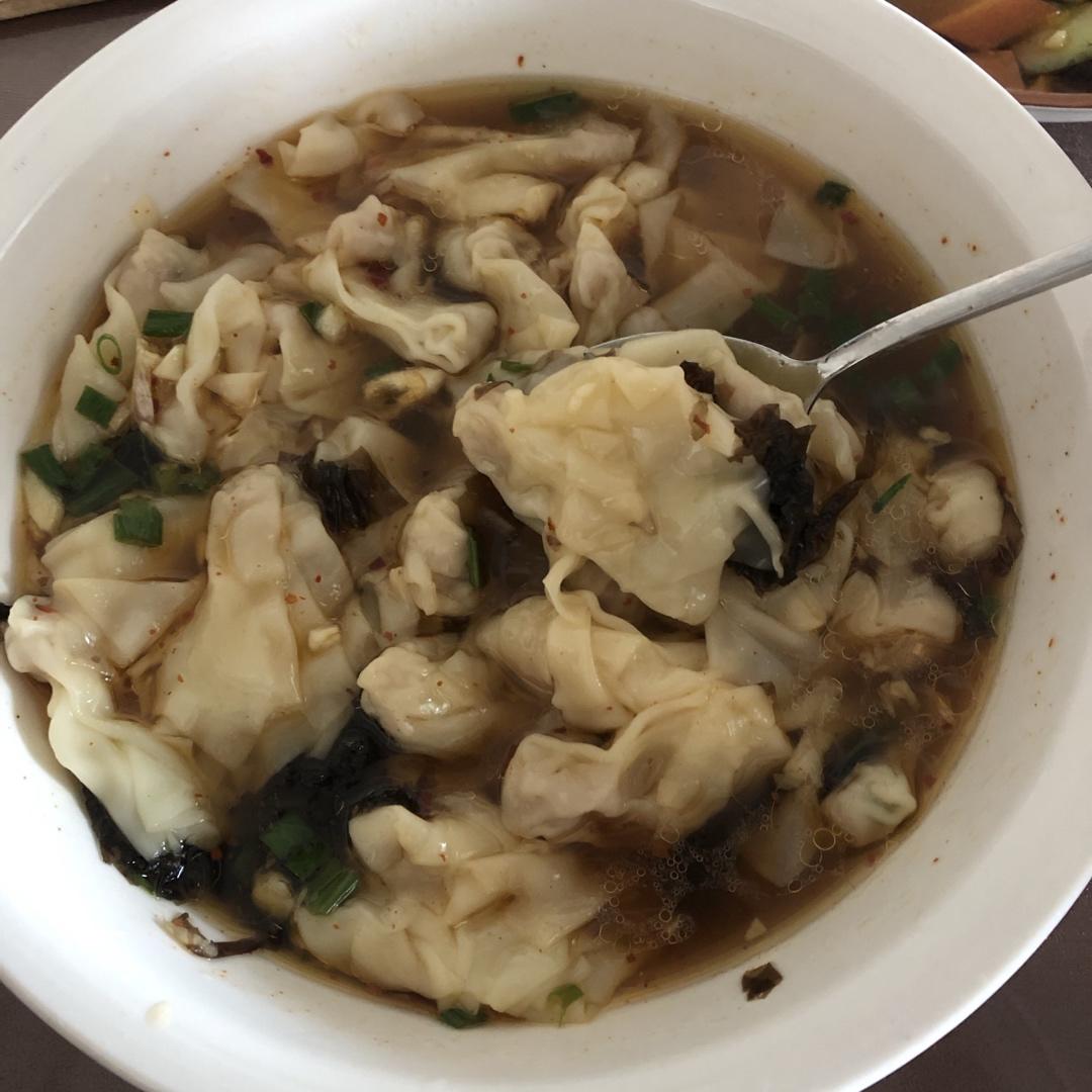 🔥好吃到汤汁都不剩❗️酸汤馄饨❗️