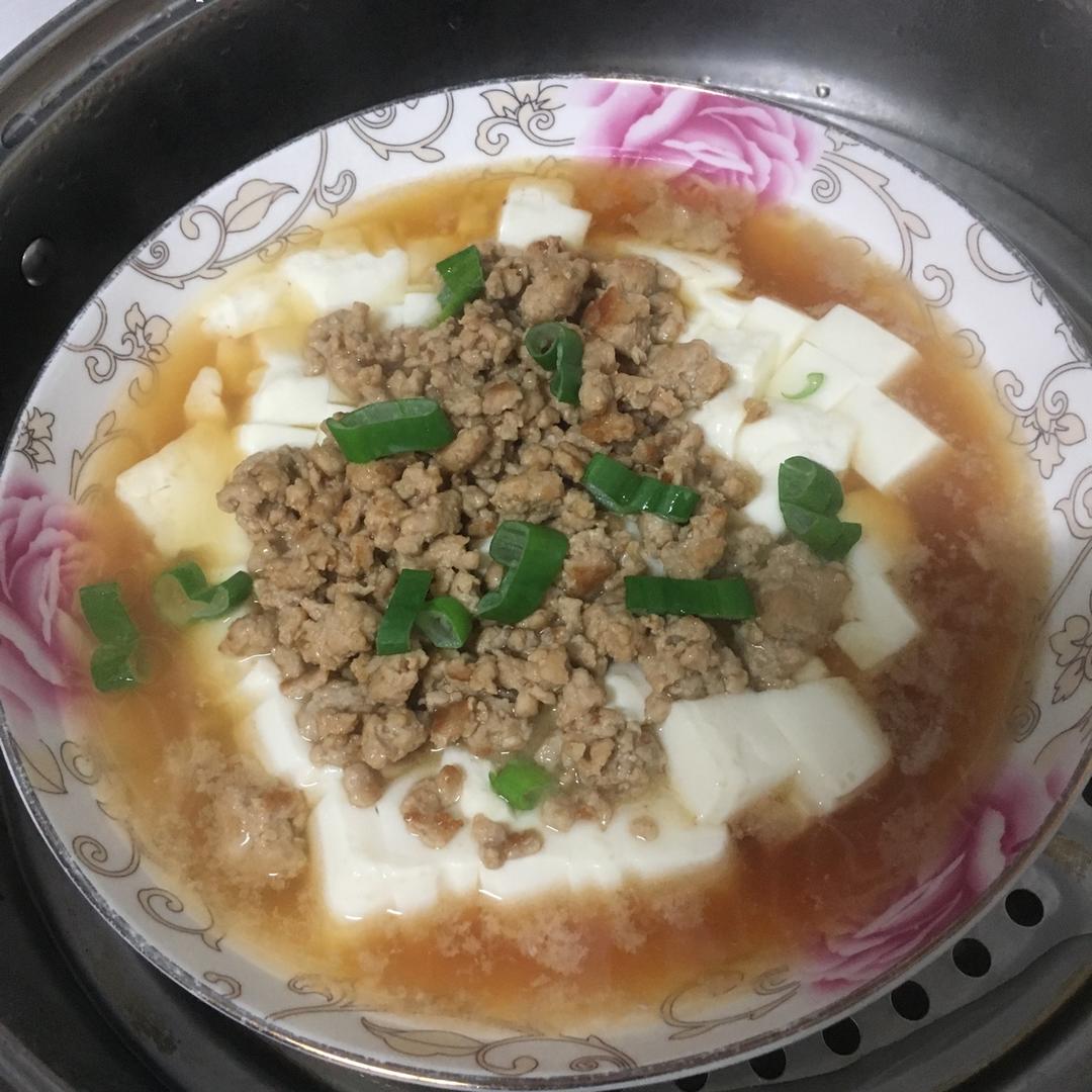 肉末蒸豆腐