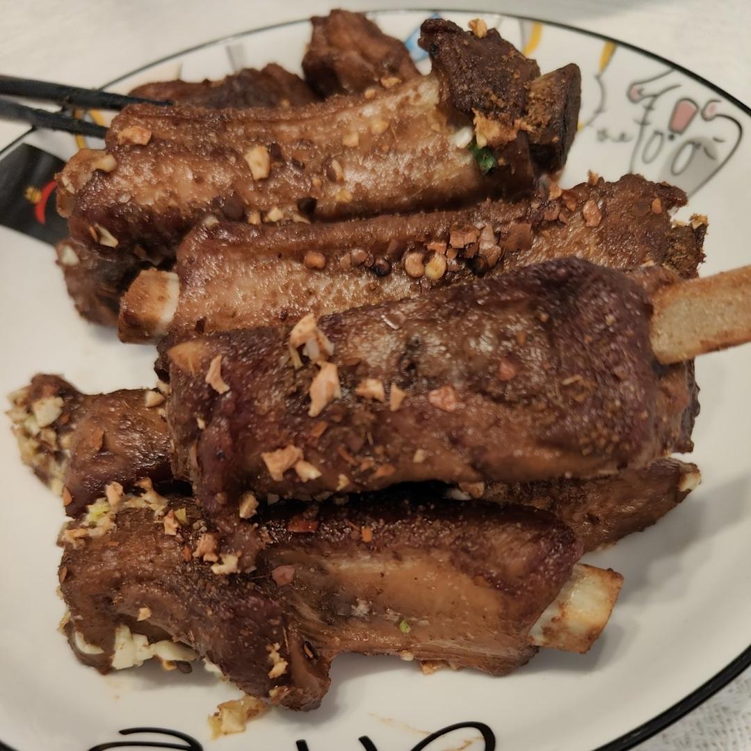 不会失手的蒜香排骨（空气炸锅版）