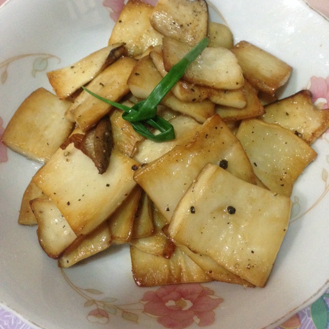 香煎黑椒杏鲍菇