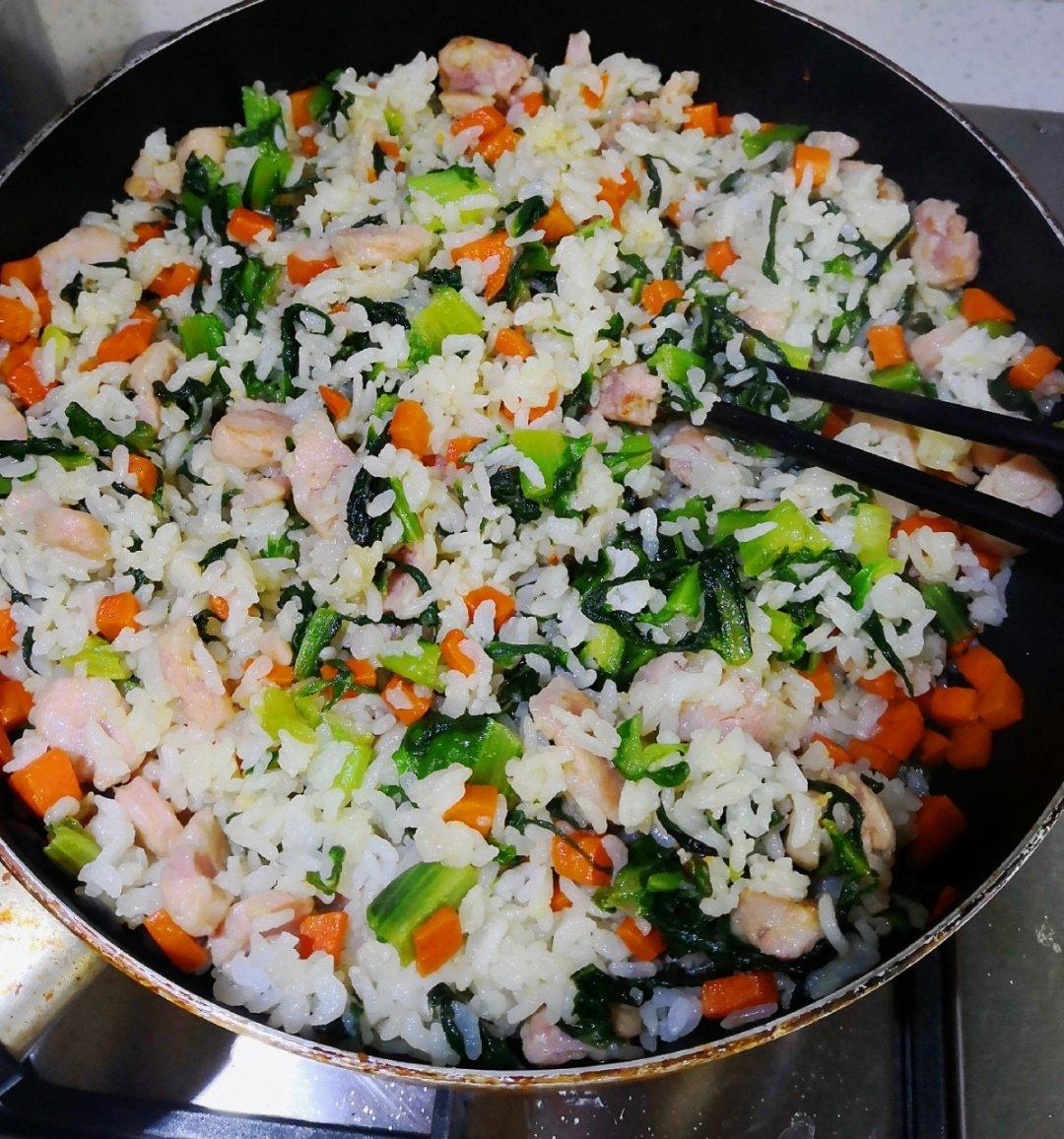 莴苣叶菜饭