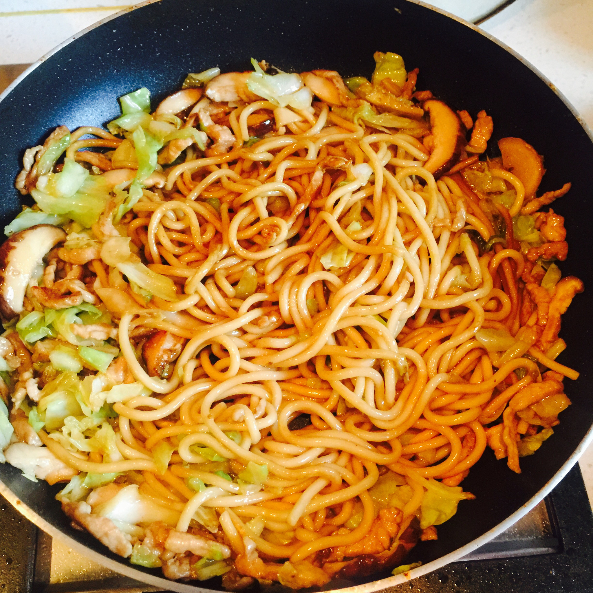 三丝炒面：炒面如何不粘锅