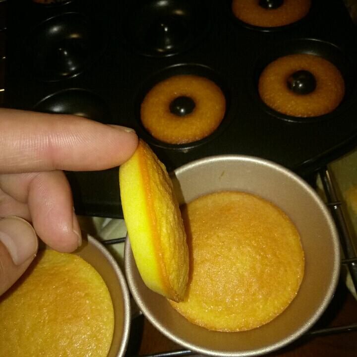 无水草莓果酱夹心蛋糕