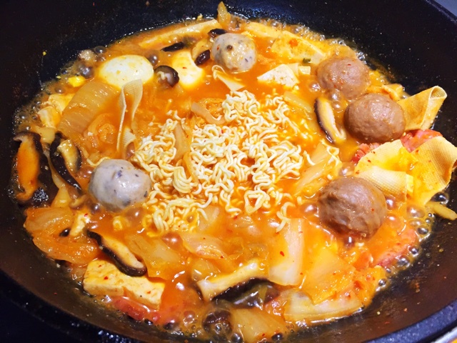 韩式芝士部队锅