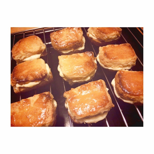 乳酪奶油夹心酥饼