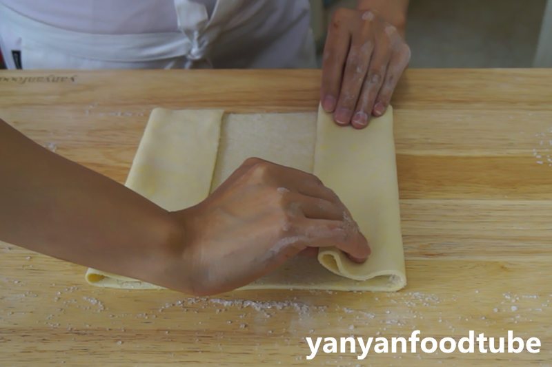 蝴蝶酥 Puff Pastry Butterfly Cookie的做法 步骤5