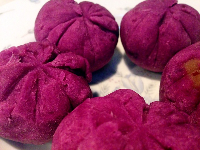 紫薯茶巾绞