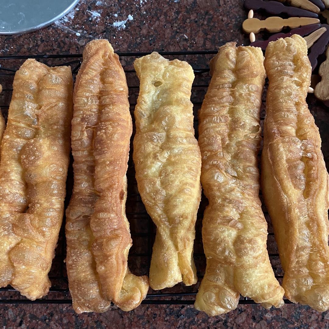 一次成功自制油条