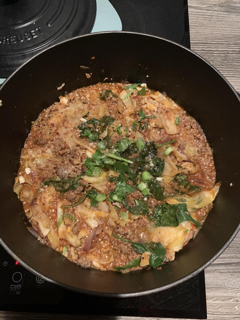 【健康三餐】番茄圆白菜肉酱闷饭