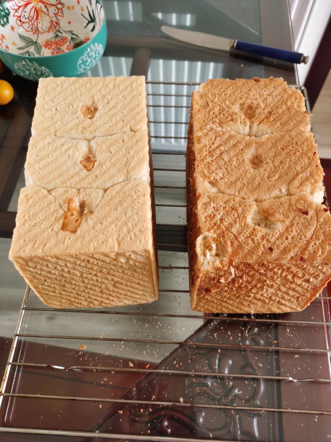 夺命软吐司(๑´ڡ`๑)超软拉丝极速方便的一次发酵吐司