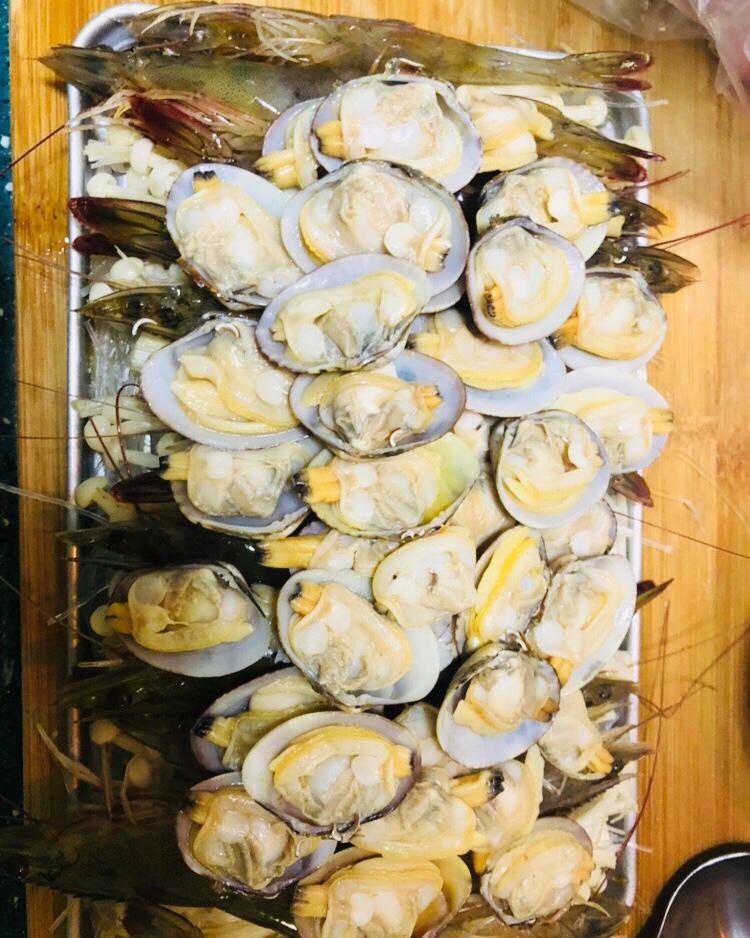 蒜香吮指海鲜大咖——松下NU-JK200W大蒸烤箱食谱