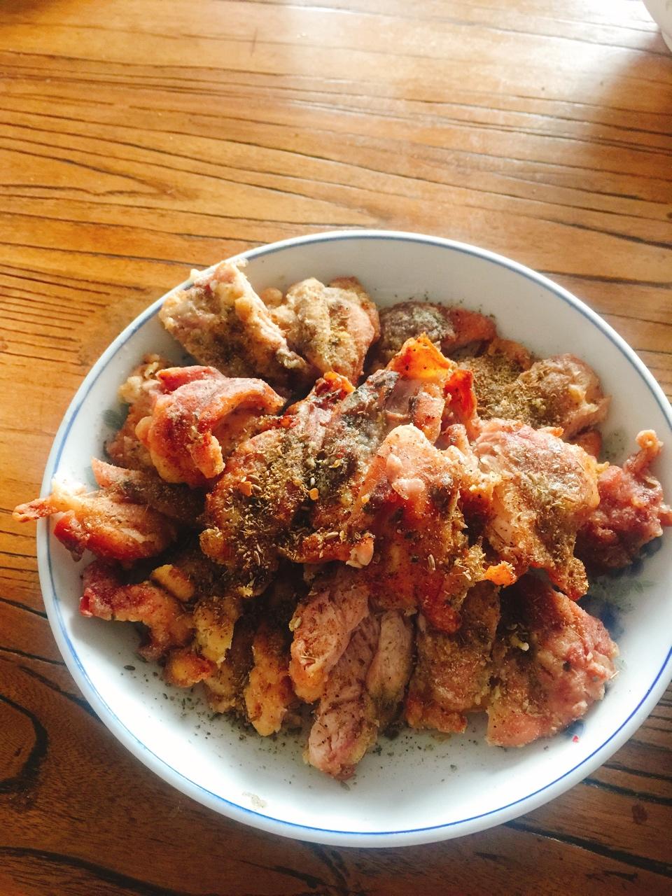 不用一滴油的炸鸡