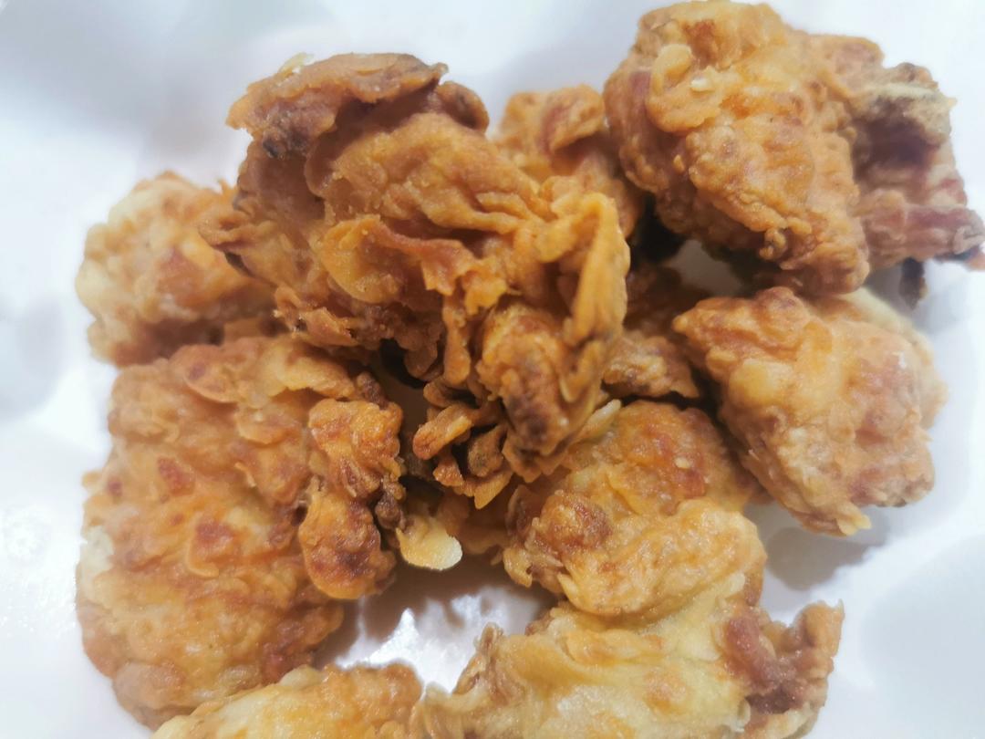 真正的鸡米花是不裹面包糠的（转）