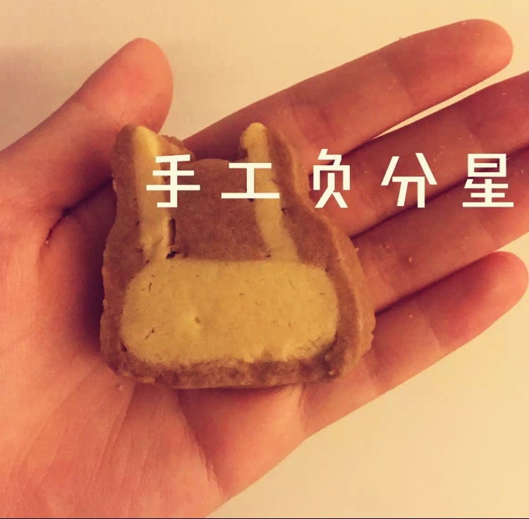 抹茶兔兔曲奇（比熊猫简单！超详细实物图+超良心手绘图）
