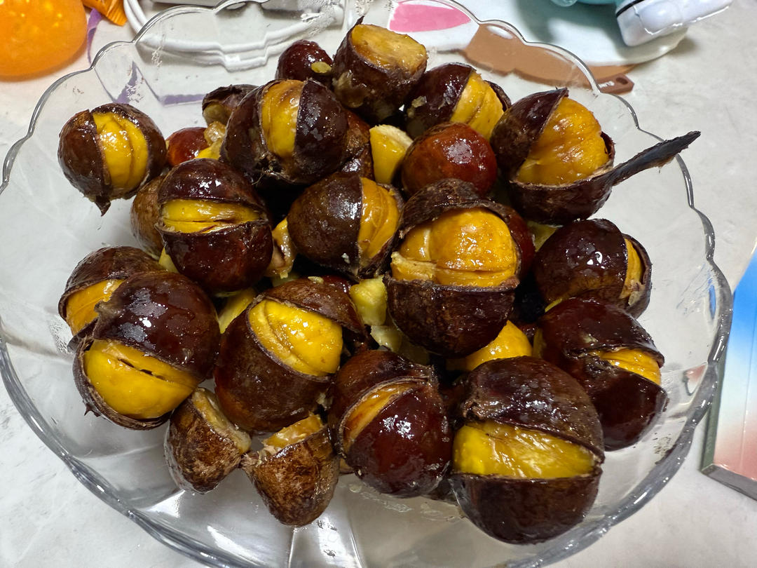 简单三步！让你吃到比街上买的糖炒板栗还好吃的糯🌰！