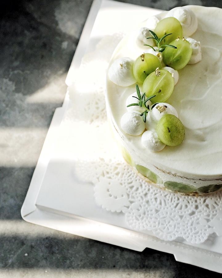 搬运【青提酸奶慕斯蛋糕】—cooking tree