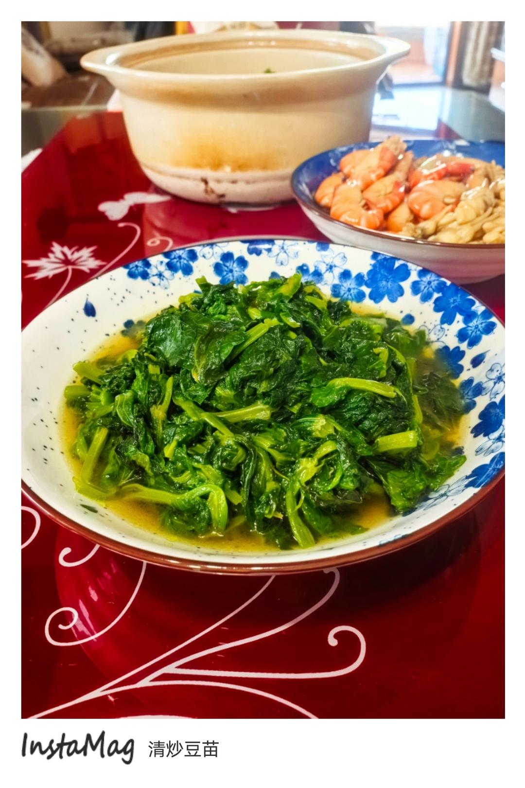 清炒豆苗