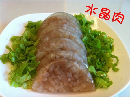 水晶肉皮冻