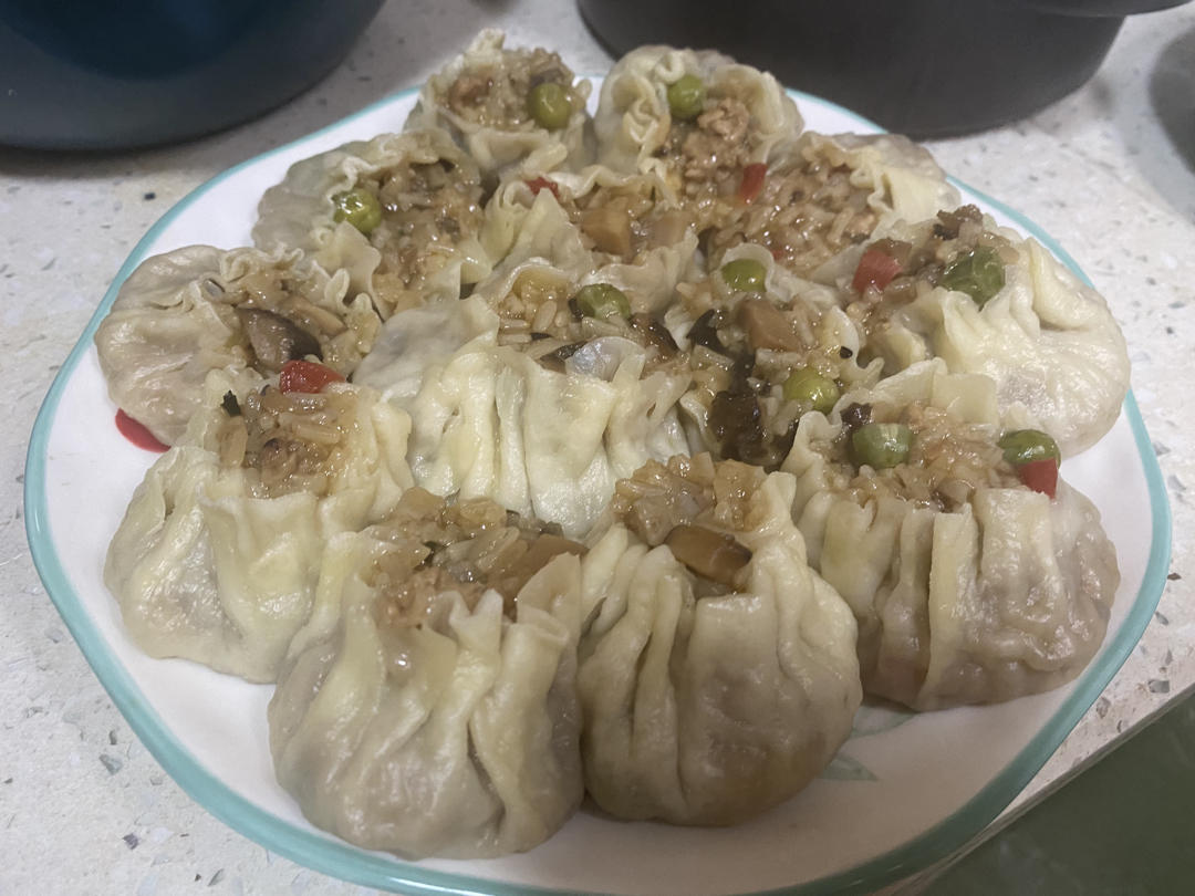 简易糯米烧卖（附烧卖包法）