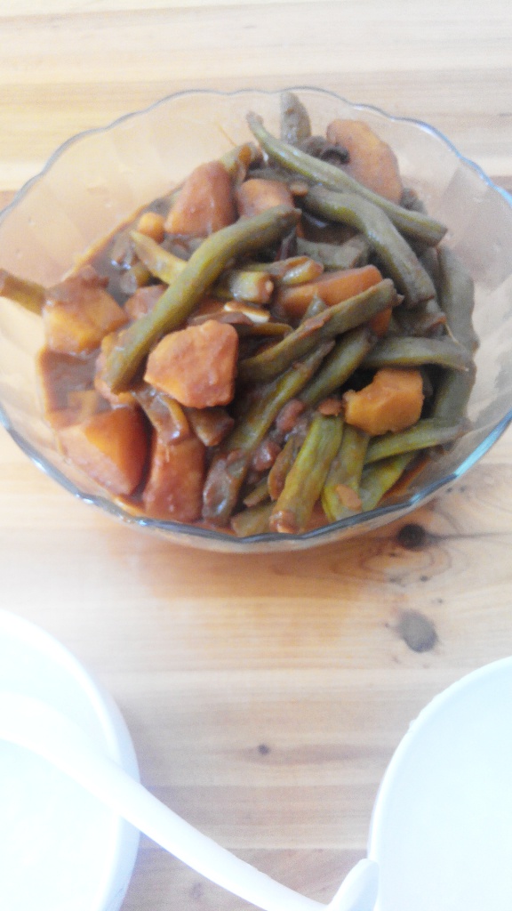 土豆炖豆角