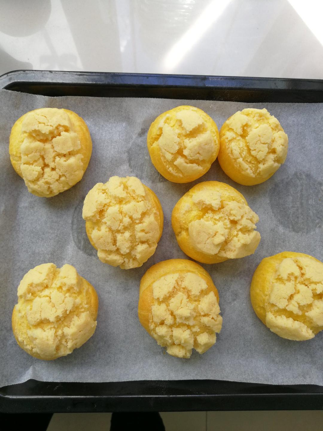 酥皮奶油泡芙--#皮黑森林#