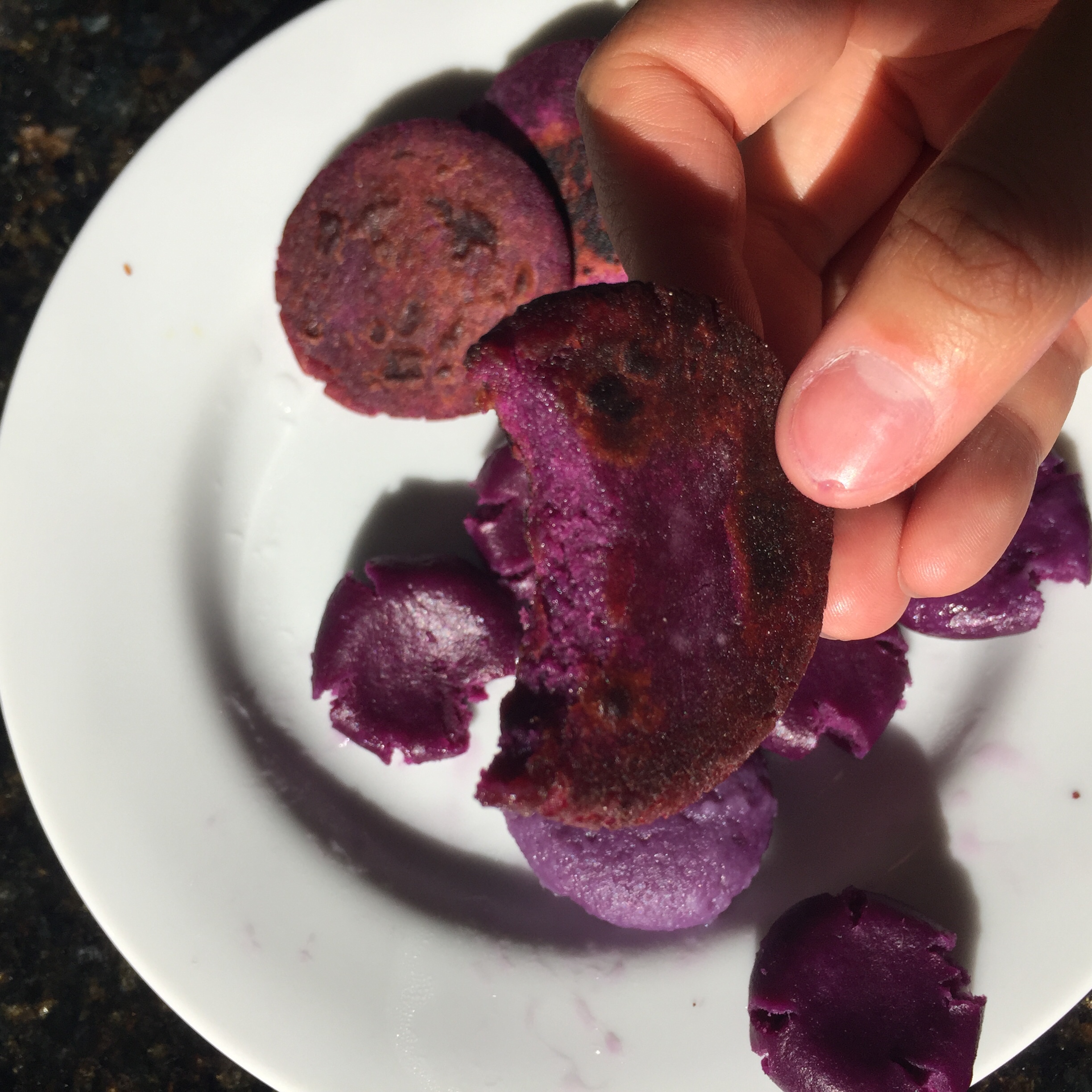 紫薯糯米饼的各种吃法的做法 步骤15
