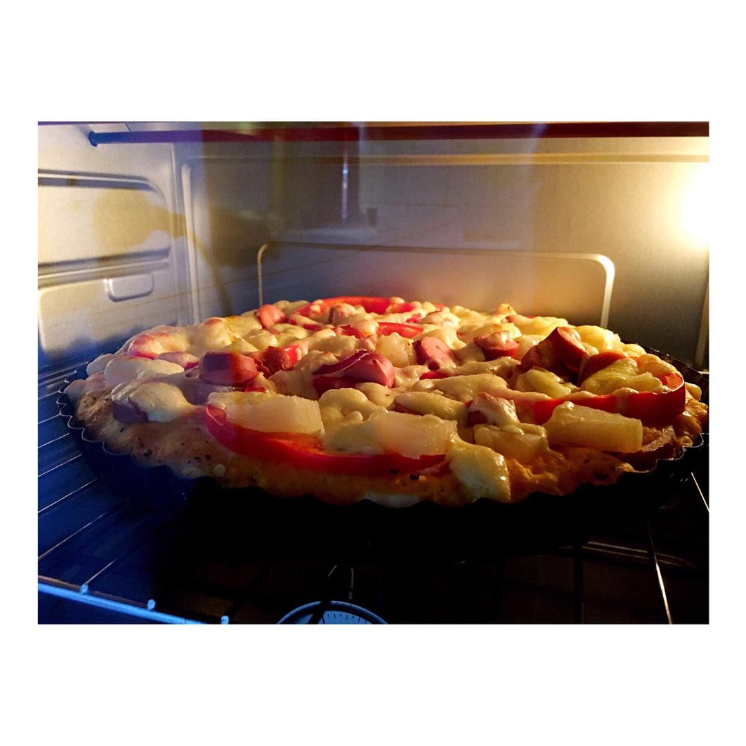 不用酵母的披萨底 No Yeast Pizza Dough