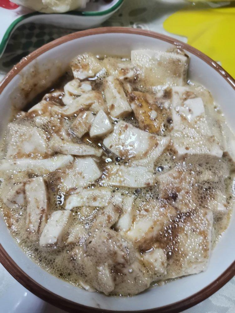 泡泡四溢的虾酱豆腐