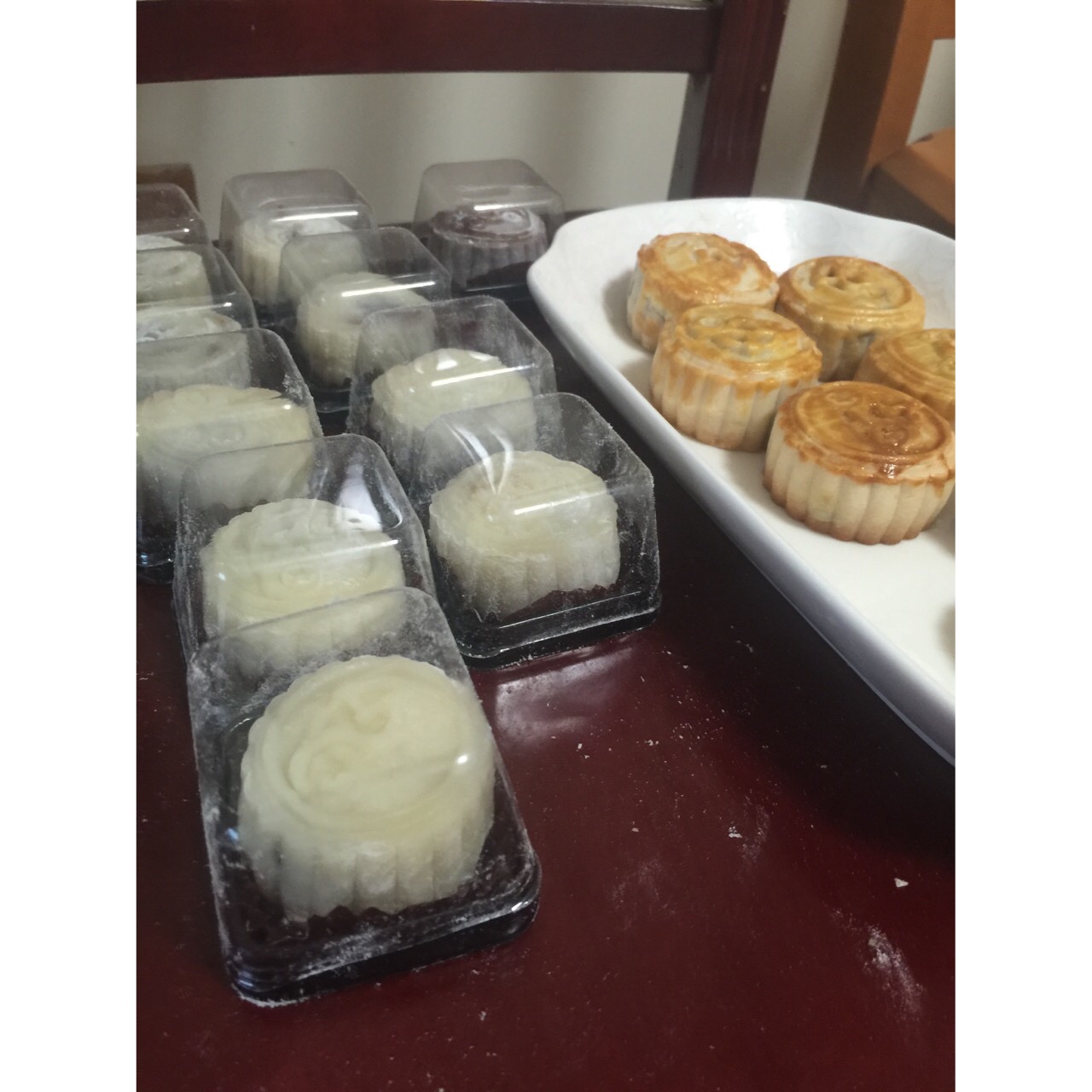 冰皮豆沙月饼