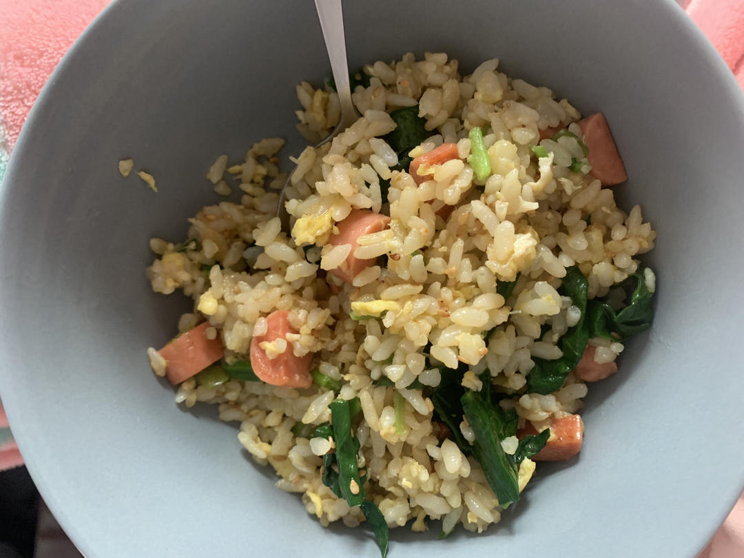 菠菜炒饭