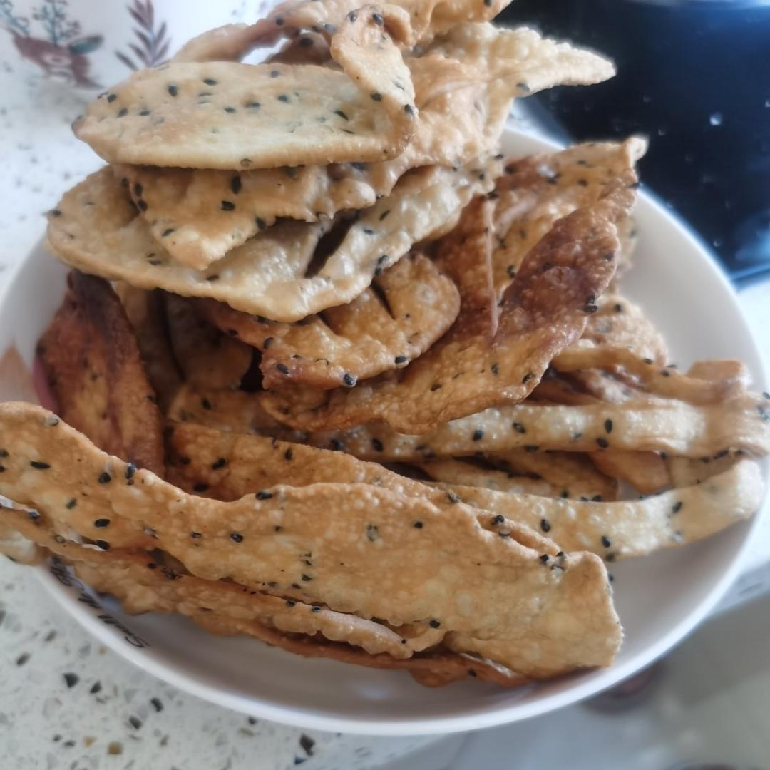 【椒香芝麻麻叶】酥脆味美的网红小零食