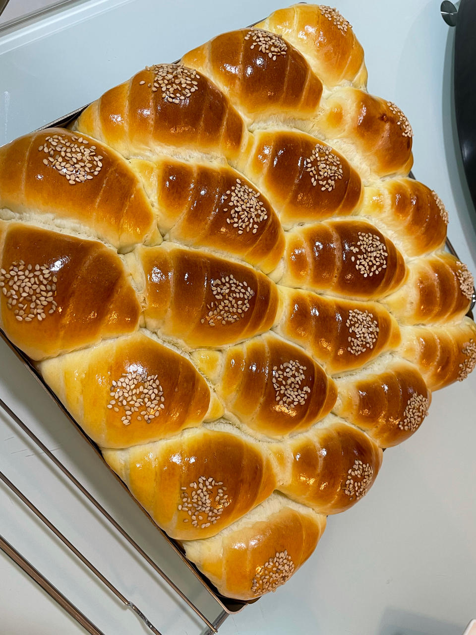 牛奶面包卷（直接法）