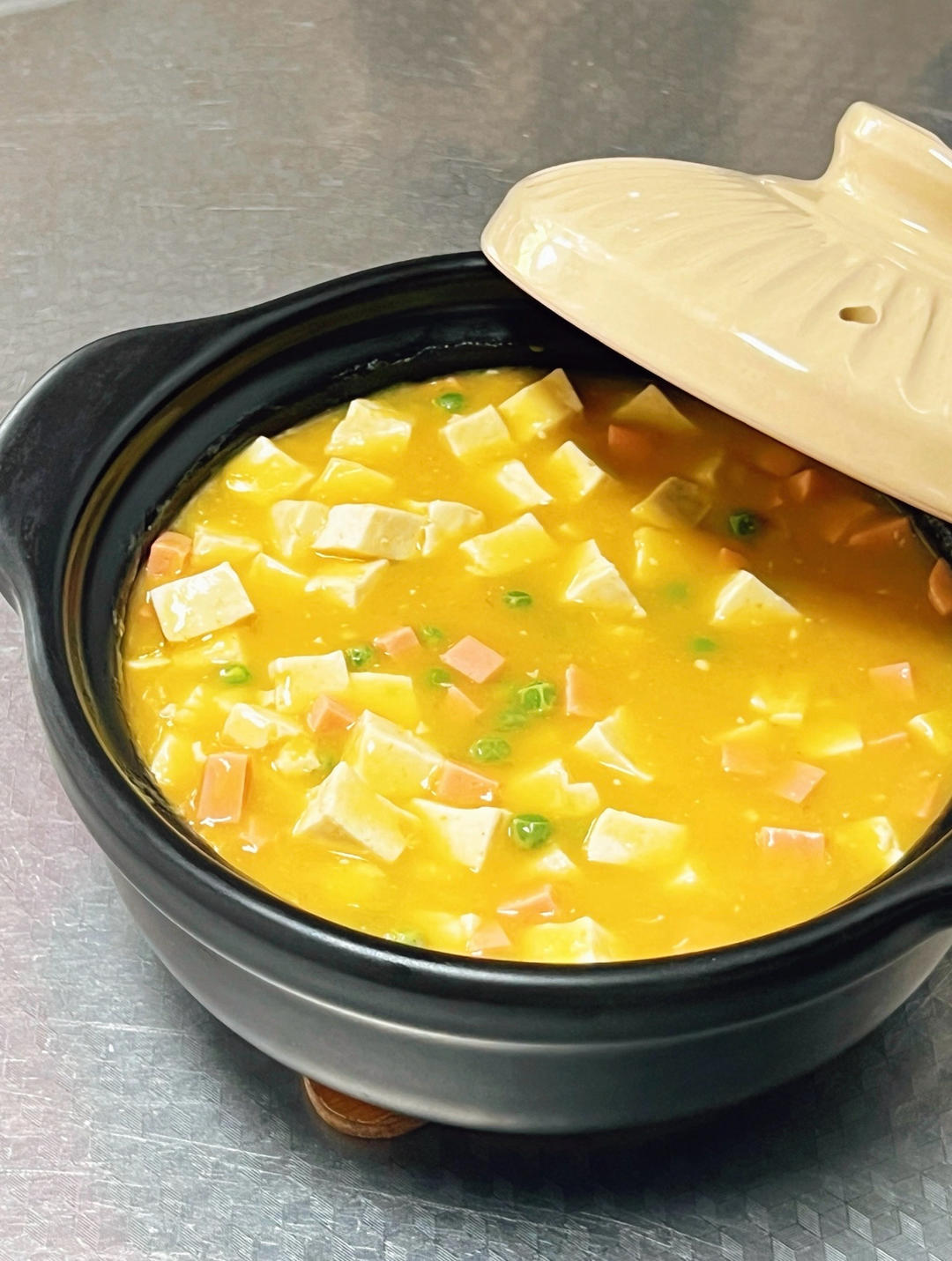 鲜到掉眉毛！蟹黄豆腐汤教程｜新手也能零失败🦀